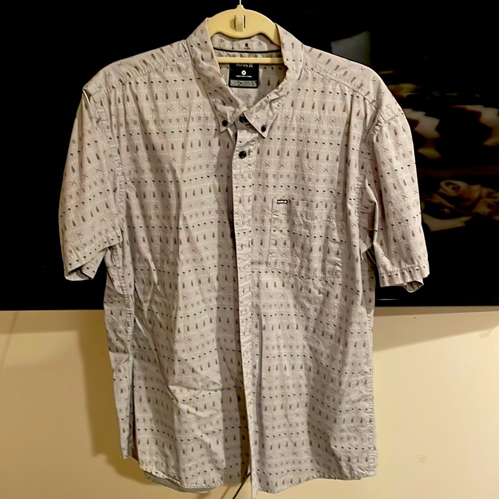 Hurley Casual Short Sleeve Button Down